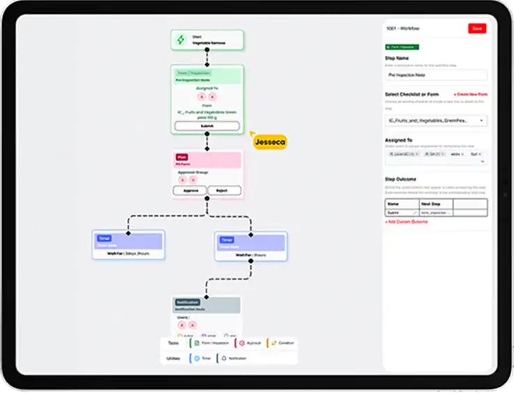 Workflow builder web app dubai