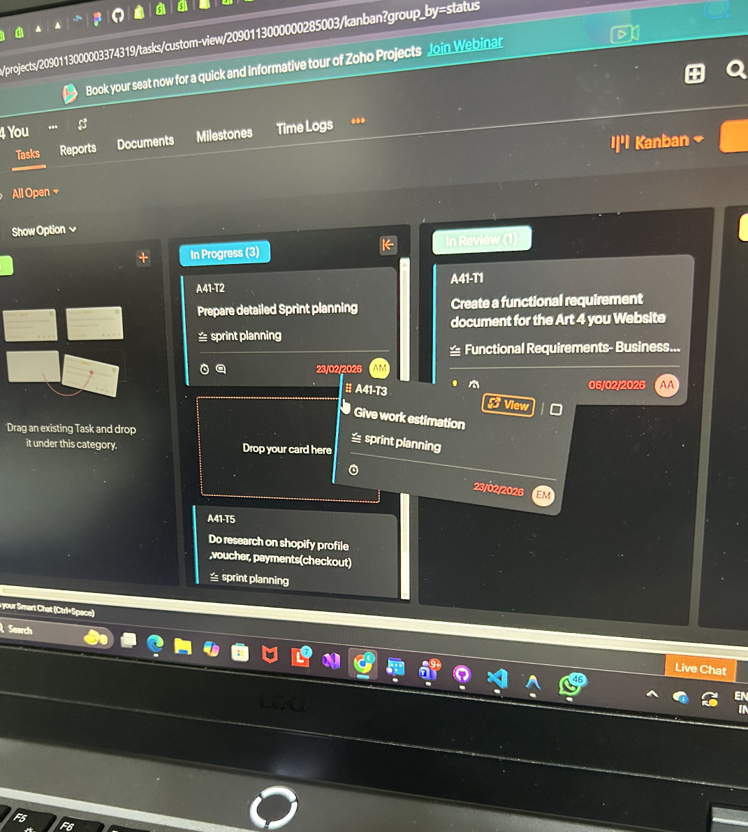 Product Backlog Creation - Webotix Dubai