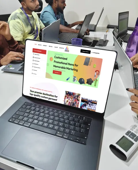 product showcase website with enquiry form Dubai
