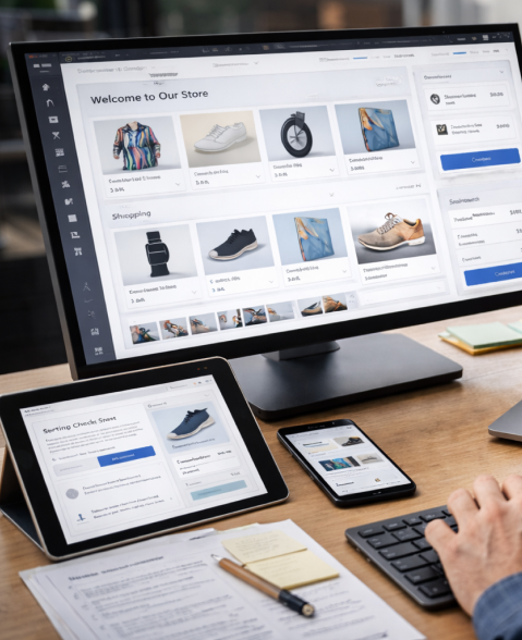 E commerce development  webotix