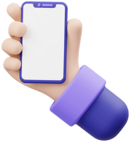 mobile in hand